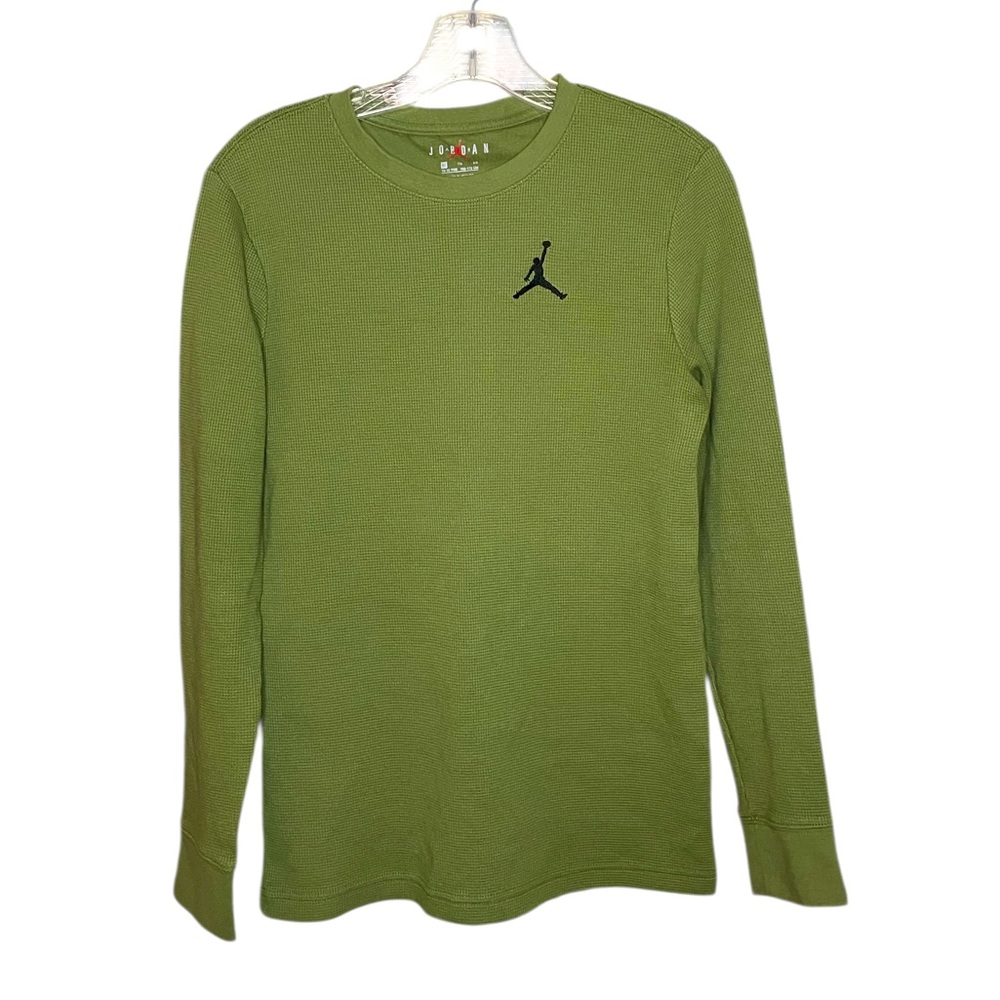 Jordan_Young Boys_ Olive Long Sleeve Tee_XL